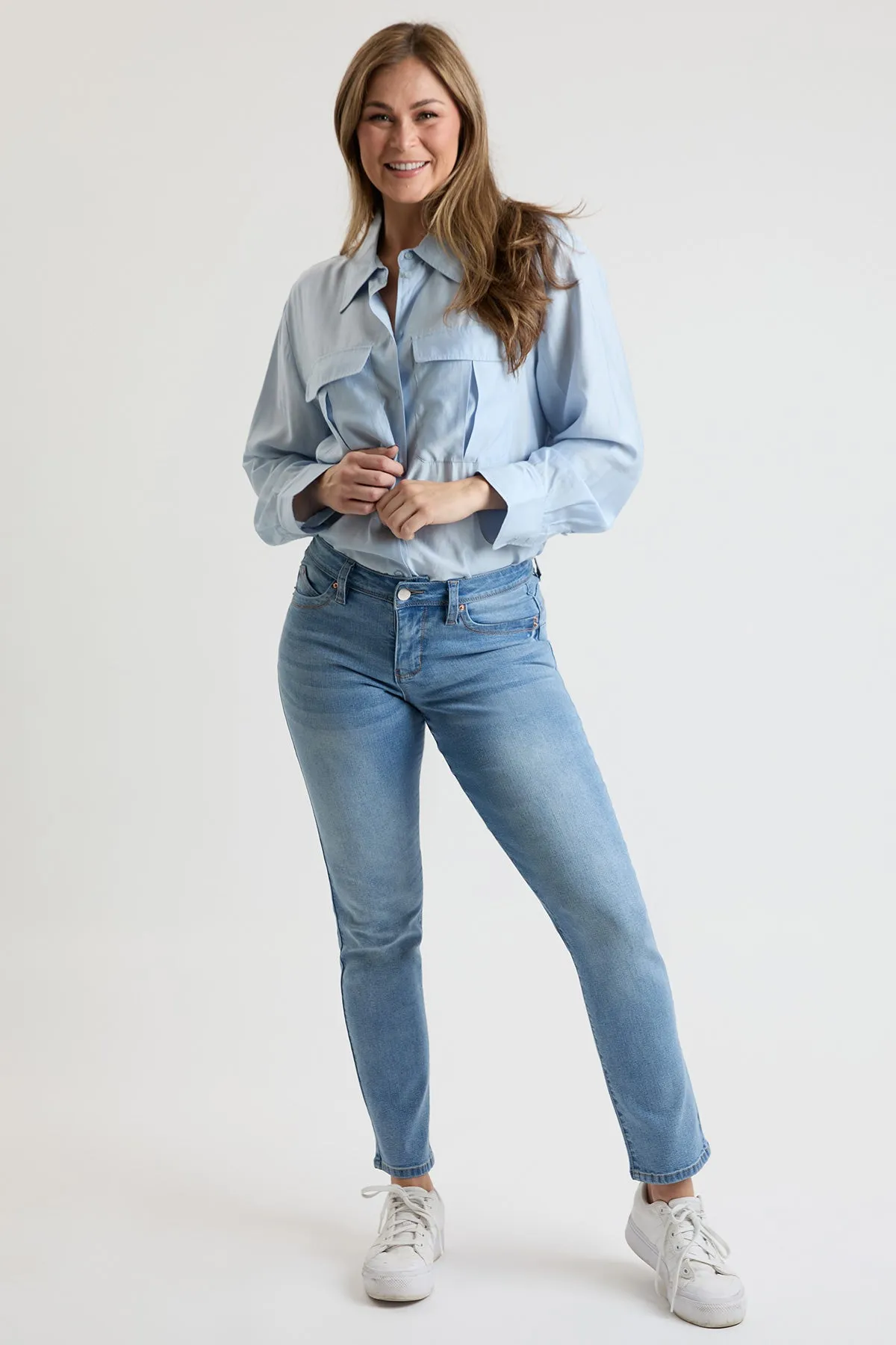 High Rise Curve WannaBettaButt Straight Leg Jean,  Pack of 8