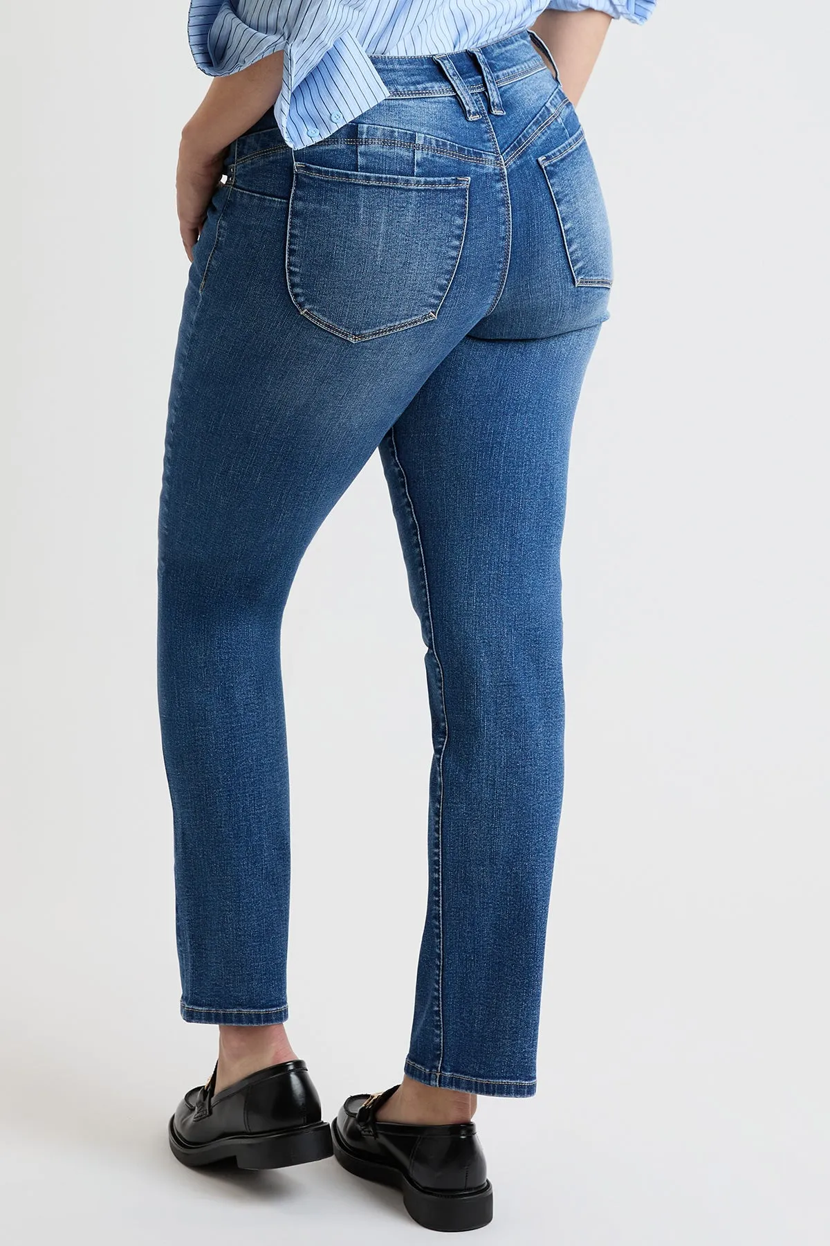 High Rise Curve WannaBettaButt Straight Leg Jean,  Pack of 8