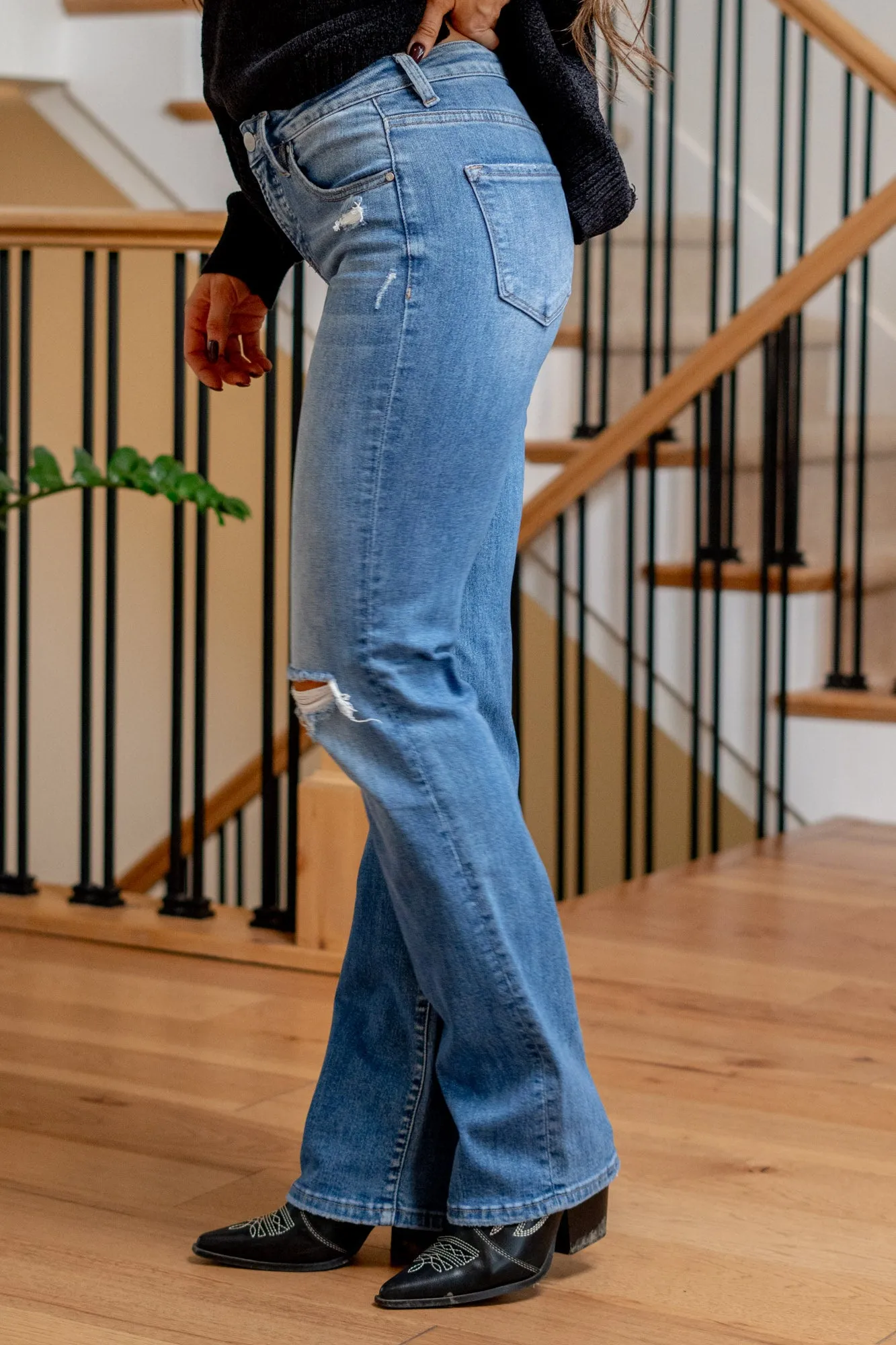 Highline Tummy Control Top High Rise Straight Leg Regular & Plus Sizes