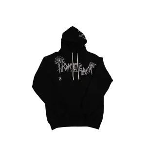 HOMETEAM WEB HOODIE - Black