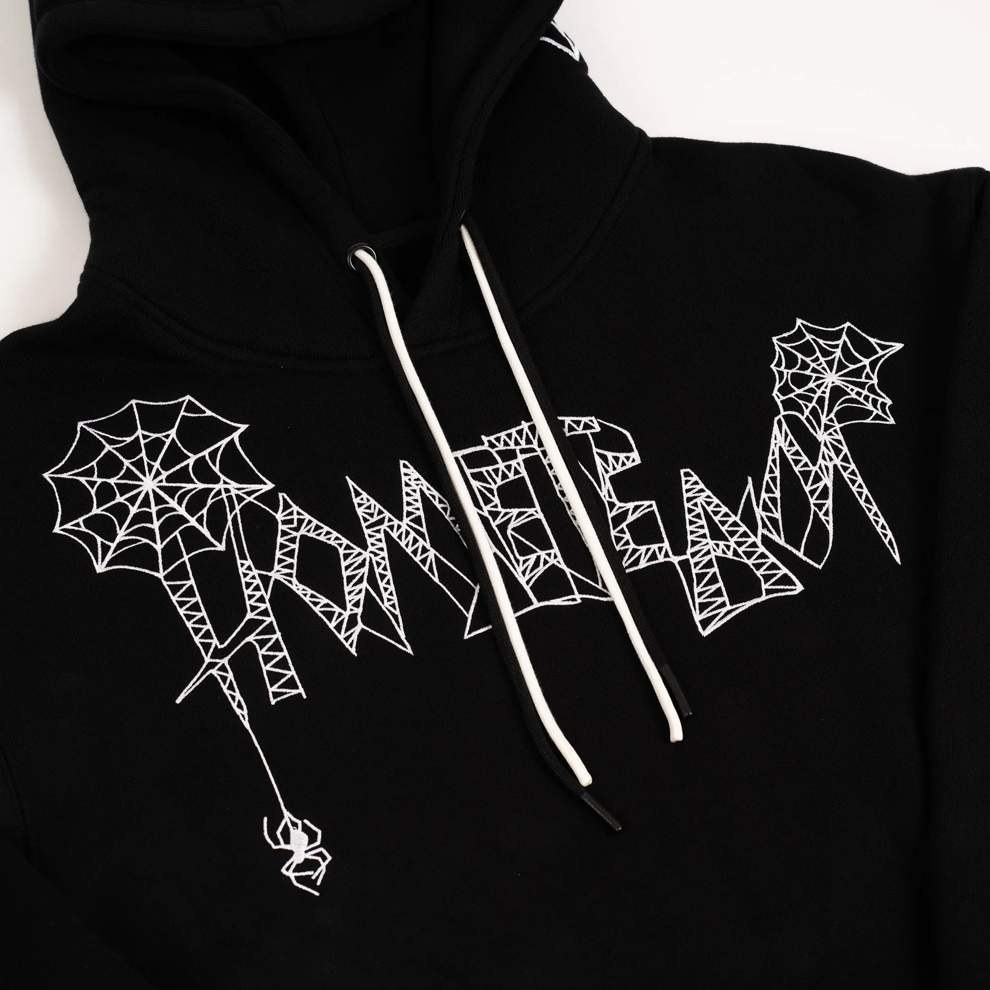 HOMETEAM WEB HOODIE - Black