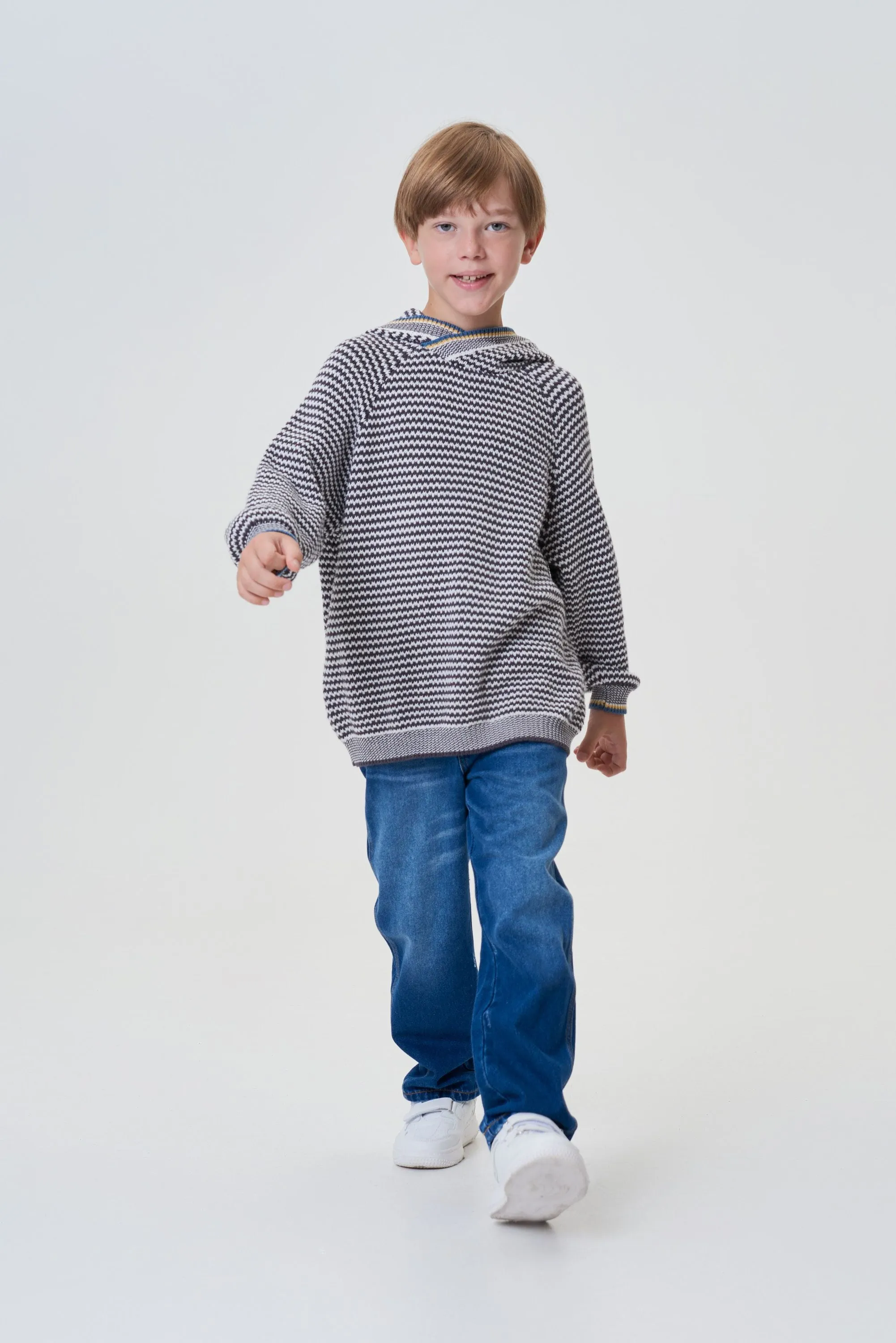 Hooded Knit Sweater