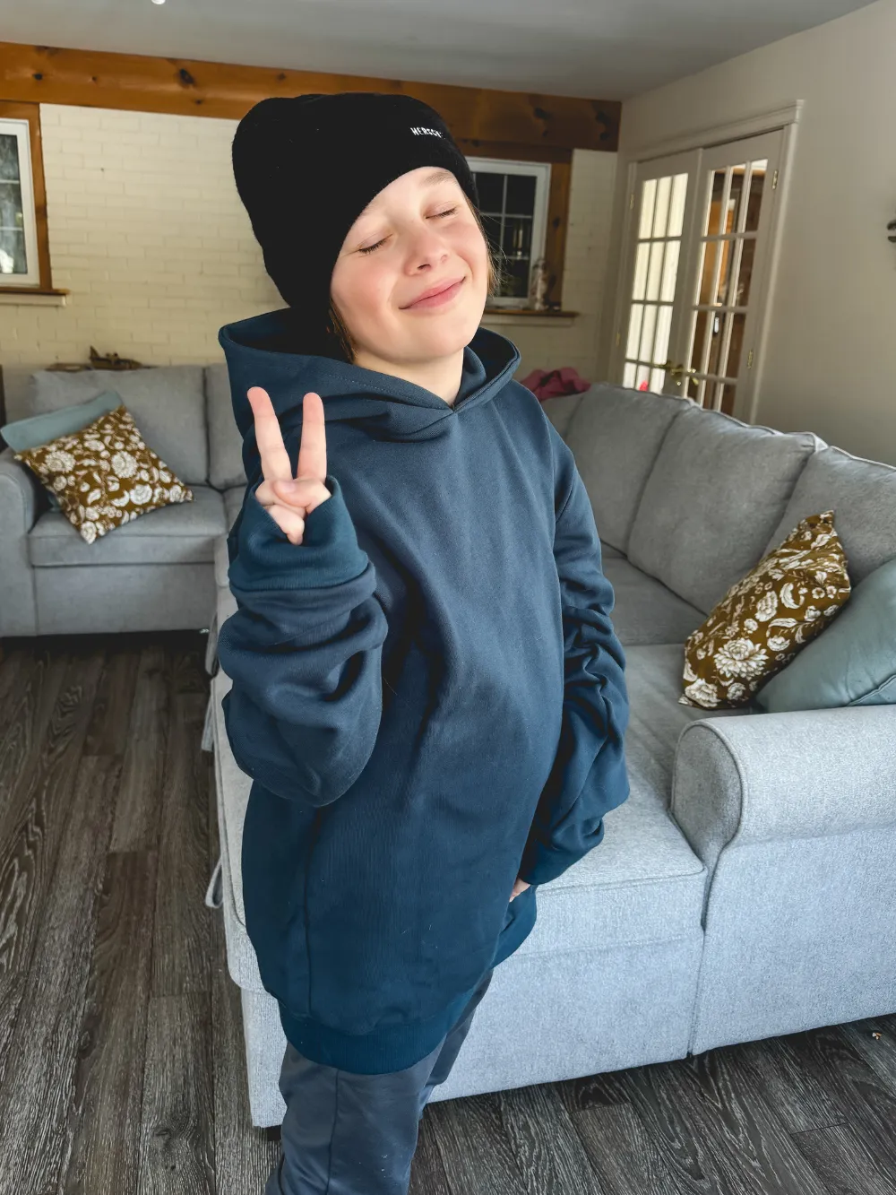 Hoodie Éli - Sarcelle