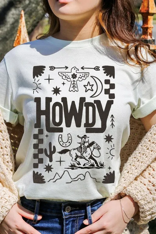 Howdy Cowboy Graphic Plus Tee