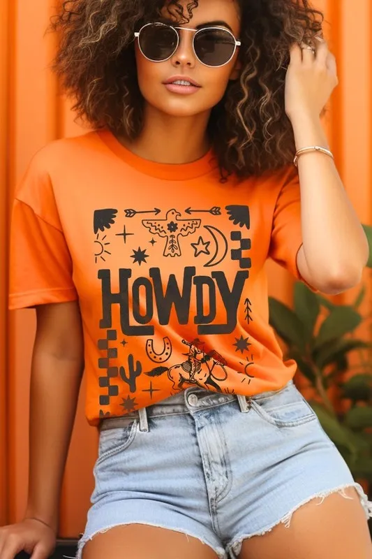 Howdy Cowboy Graphic Plus Tee