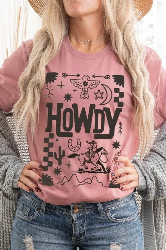 Howdy Cowboy Graphic Plus Tee