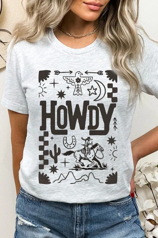 Howdy Cowboy Graphic Plus Tee
