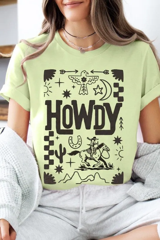 Howdy Cowboy Graphic Plus Tee