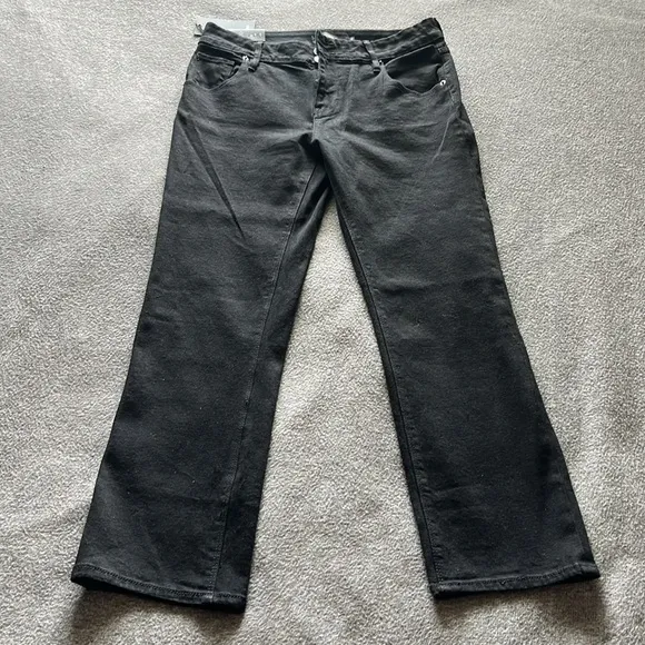 Hudson black jeans straight leg style, NWT, size 12