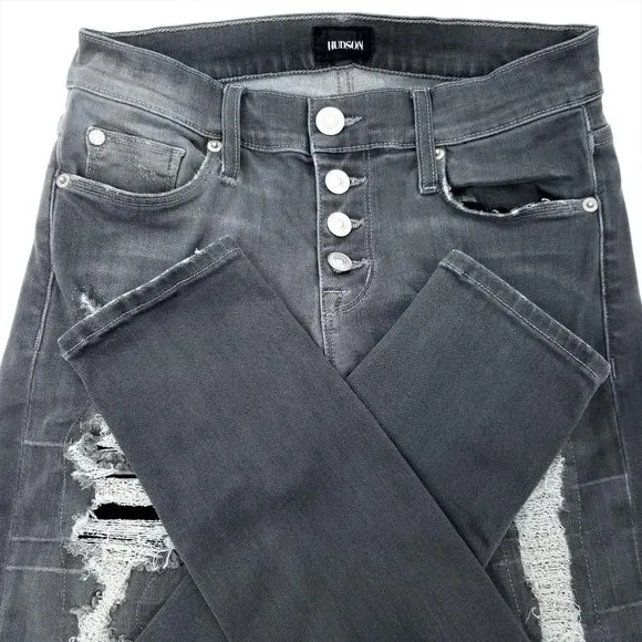 Hudson Jeans Ciara Super Skinny Exposed Button Fly