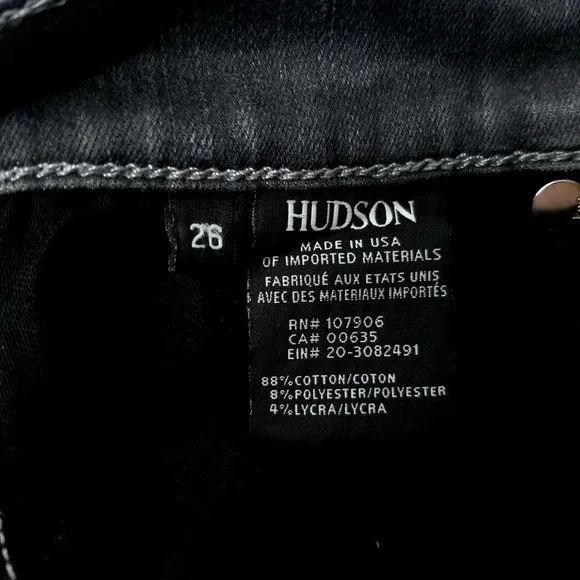 Hudson Jeans Ciara Super Skinny Exposed Button Fly
