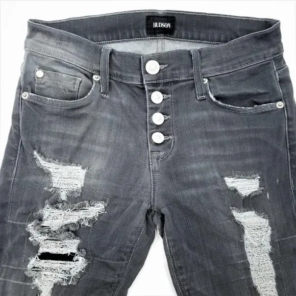 Hudson Jeans Ciara Super Skinny Exposed Button Fly