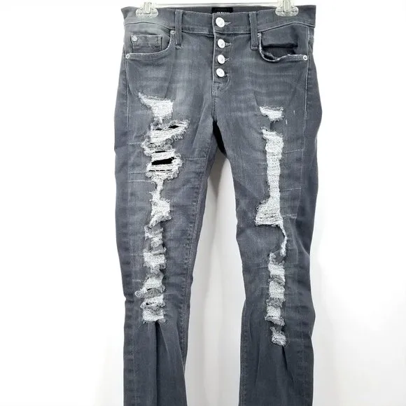Hudson Jeans Ciara Super Skinny Exposed Button Fly