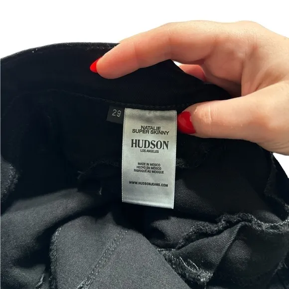 Hudson Midrise Ankle Natalie Super Skinny Jeans