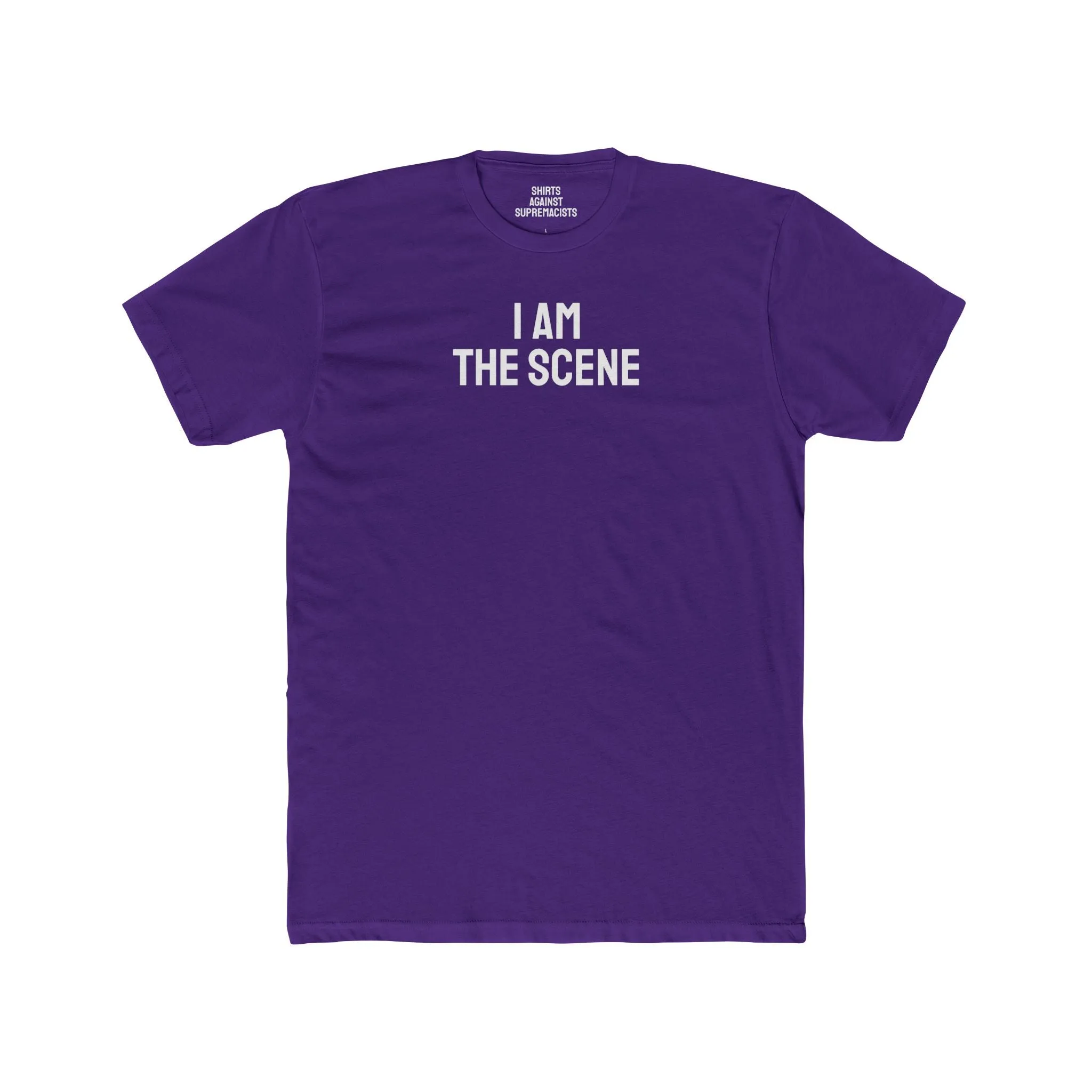 I Am The Scene - Unisex Cotton Crew Tee
