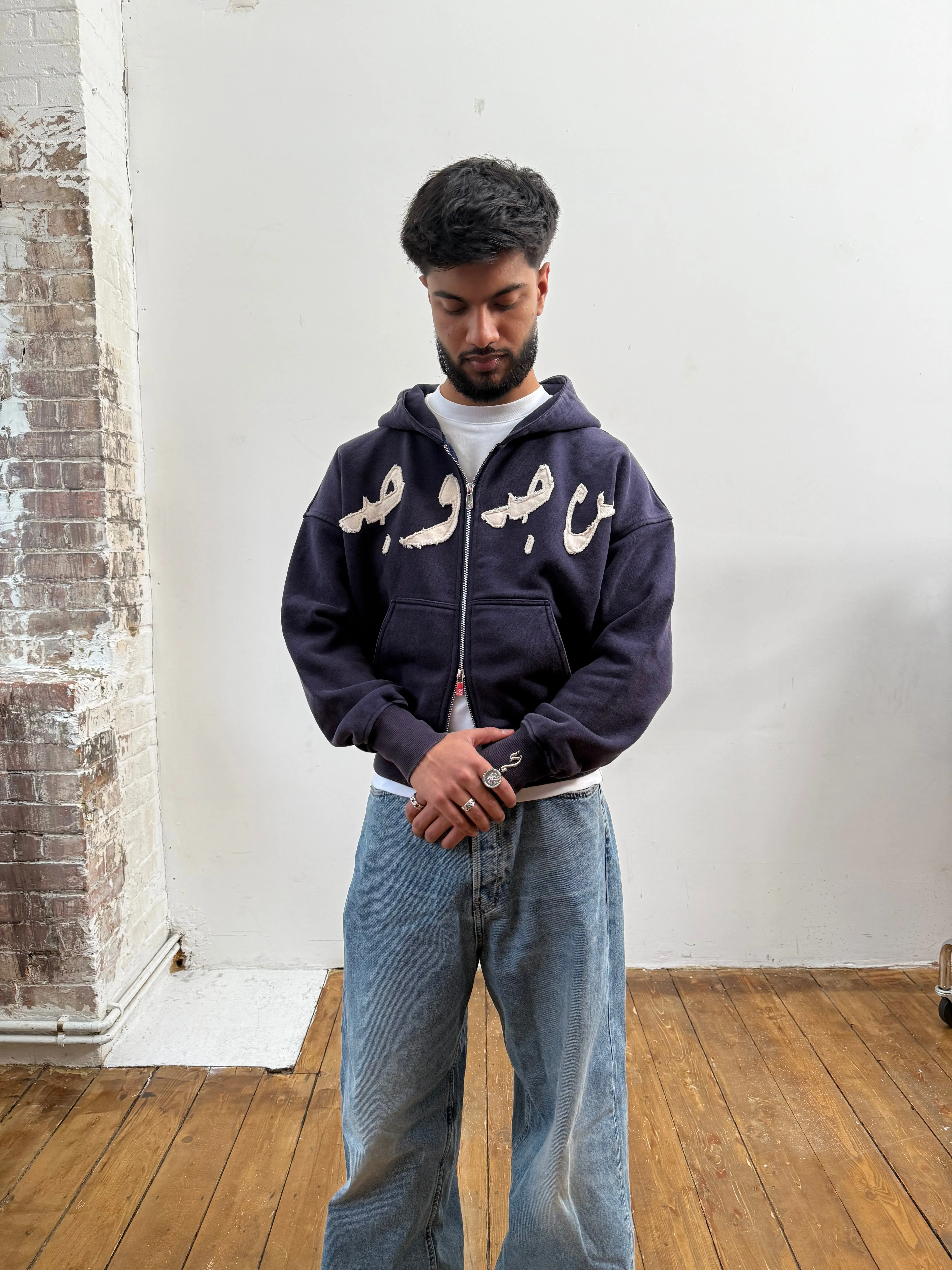 INDIGO PATCHWORK ZIPUP