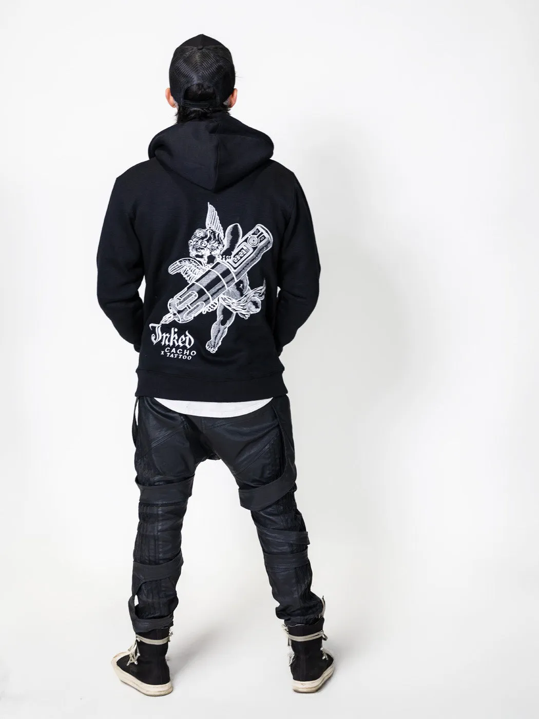 Inked X Cacho “Guardian of Ink” - Embroidered Hoodie