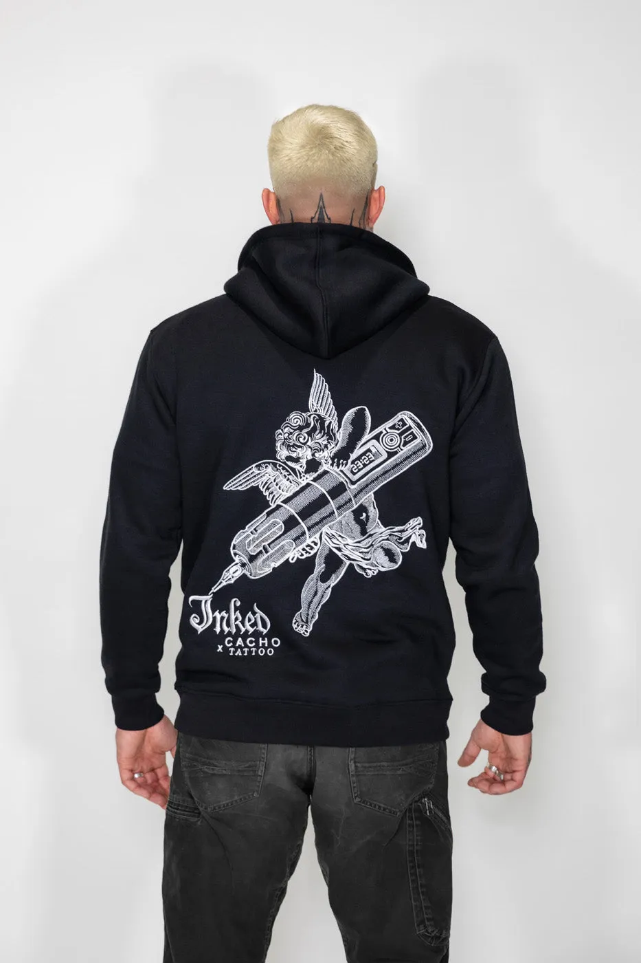 Inked X Cacho “Guardian of Ink” - Embroidered Hoodie