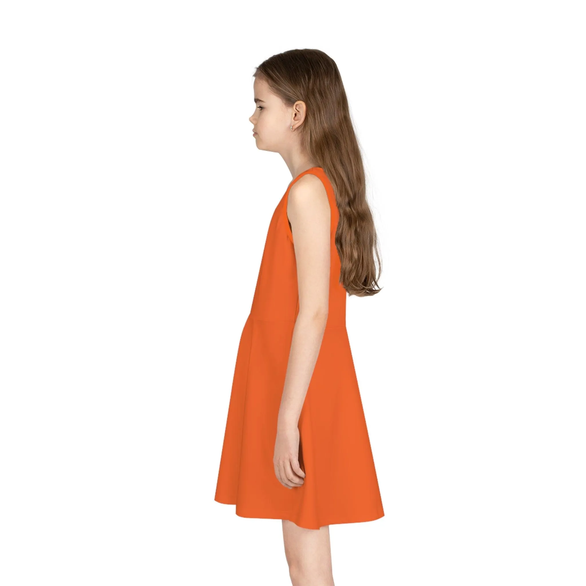 IQ Fashion | Girls' Sleeveless Sundress (AOP)