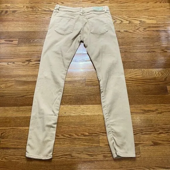 IRO Tan Light Wash Jarod Khaki Straight Leg Jeans