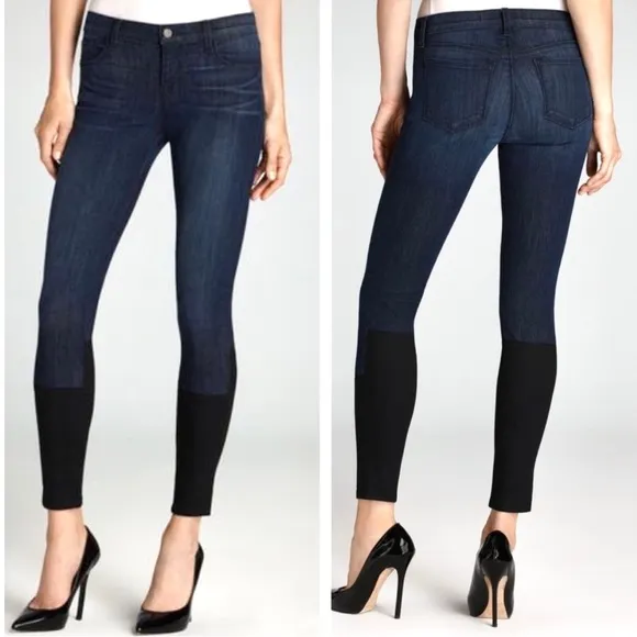 J BRAND Stepped Hem skinny jeans