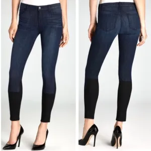 J BRAND Stepped Hem skinny jeans