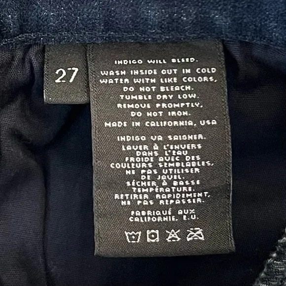 J BRAND Stepped Hem skinny jeans