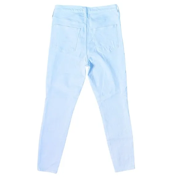 J. CREW Factory High Rise Skinny Jeans in Signature Stretch Size 28 in White
