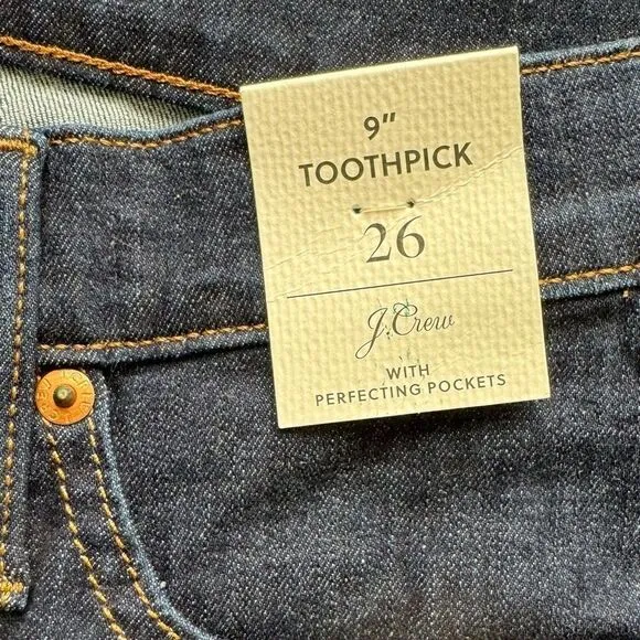 j.crew skinny jeans size 26 inseam 9” NWT 000115