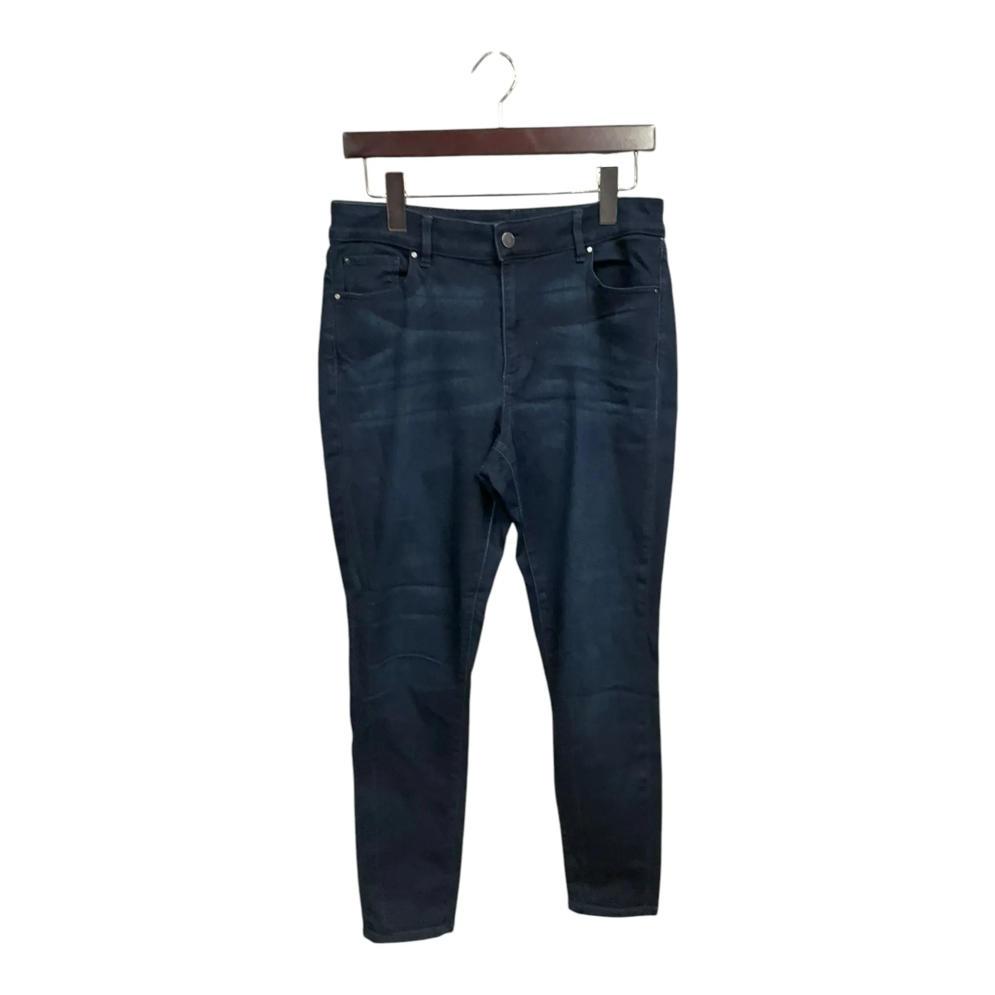 Jeans Skinny By Ann Taylor In Blue Denim, Size: 10