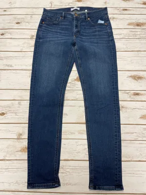 Jeans Skinny By Loft In Blue Denim, Size: 10