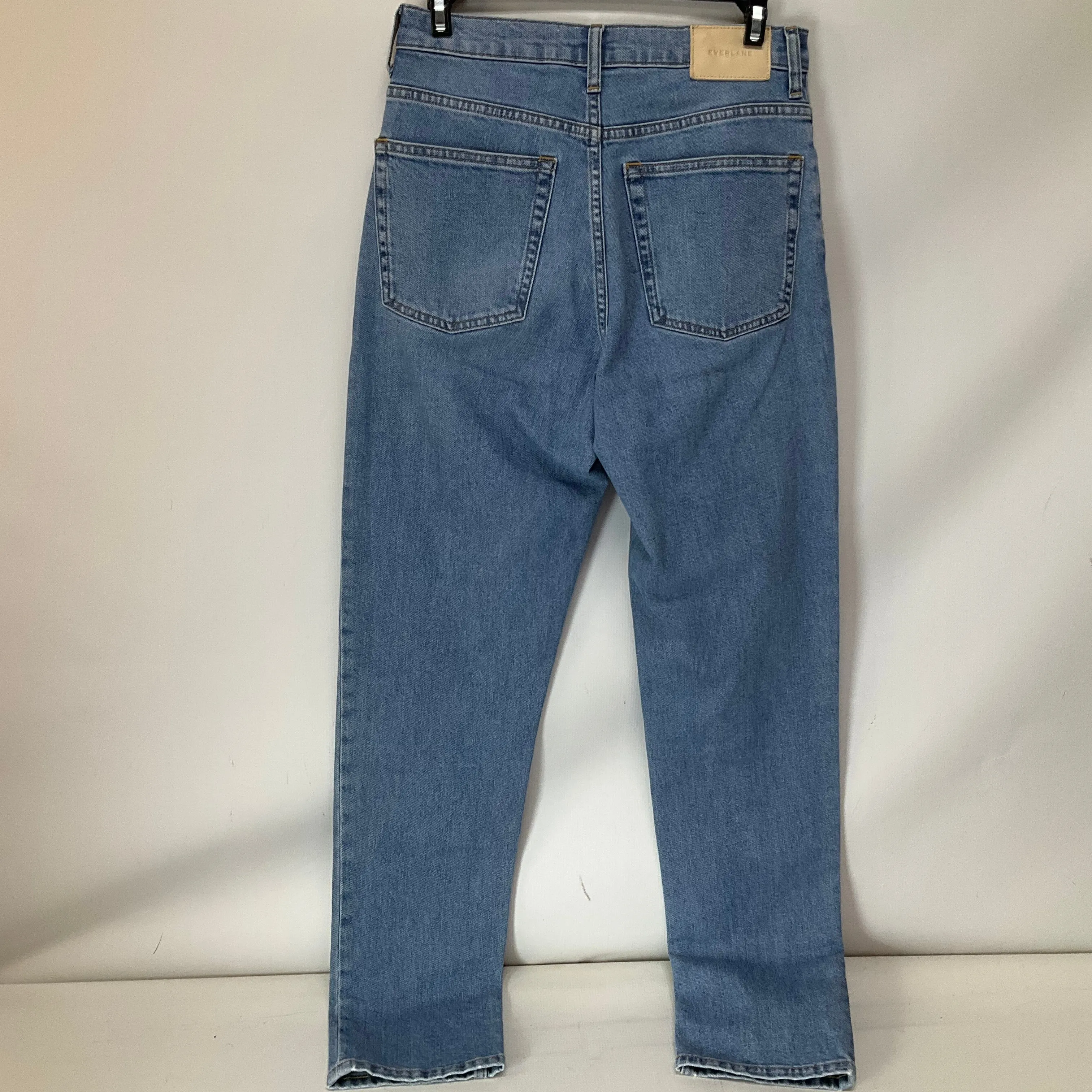 Jeans Straight By Everlane In Blue Denim, Size: 2