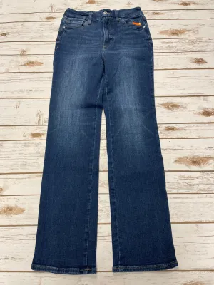 Jeans Straight By Express In Blue Denim, Size: M