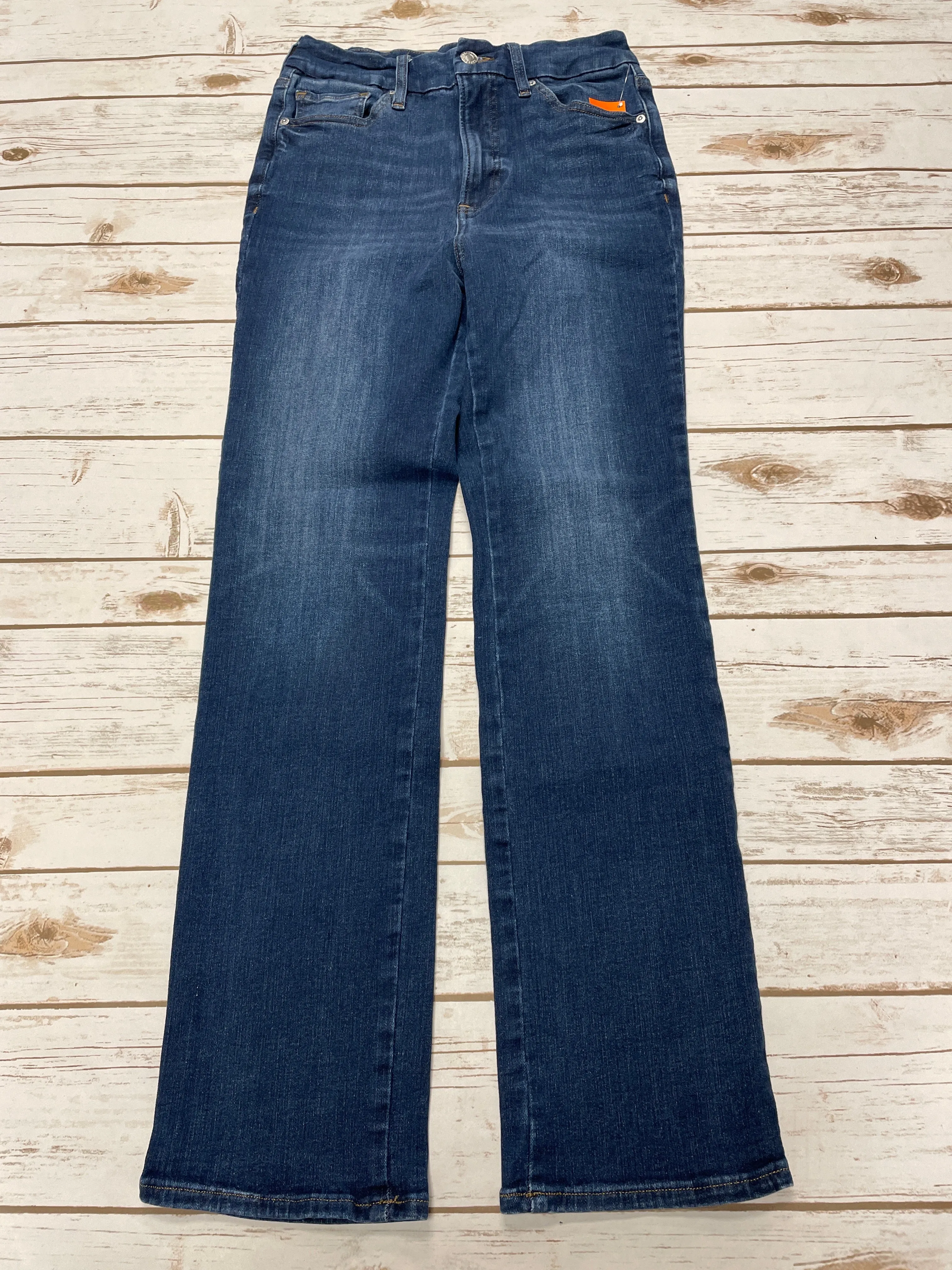 Jeans Straight By Express In Blue Denim, Size: M