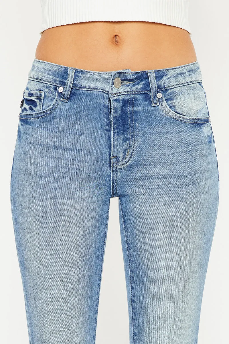 Jenna Mid Rise Ankle Skinny Jeans