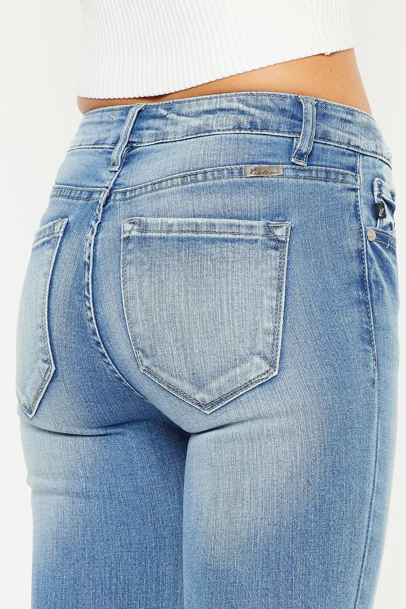 Jenna Mid Rise Ankle Skinny Jeans