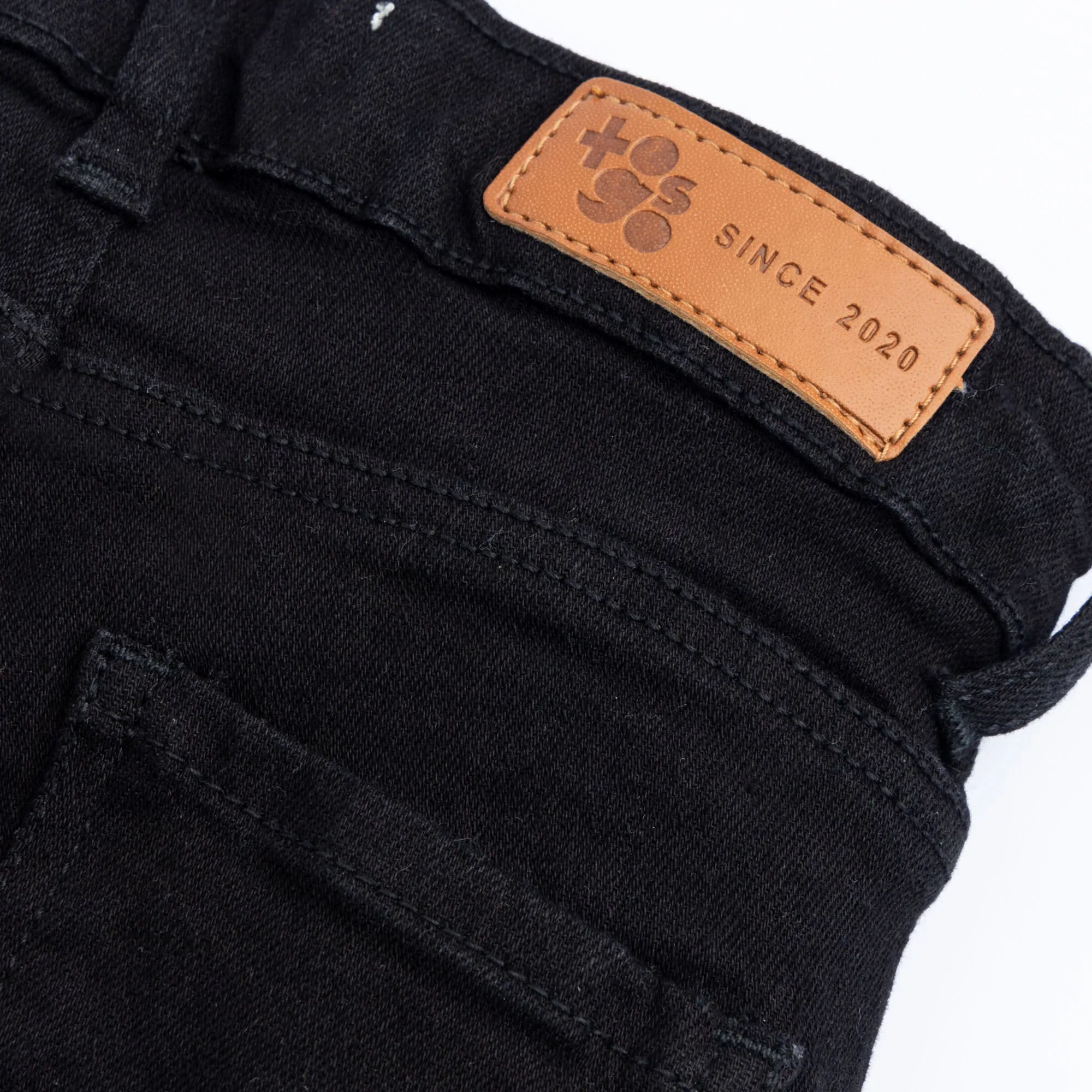 Jet Black Skinny Denim