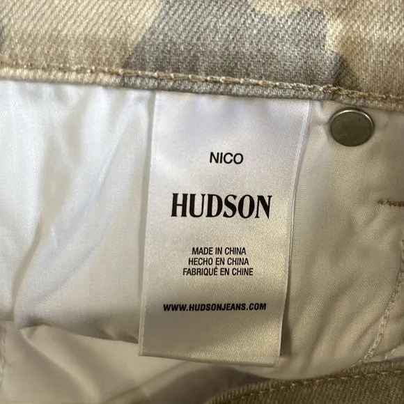 Joe’s Jeans Nico Midrise Straight in light Tan Camo print