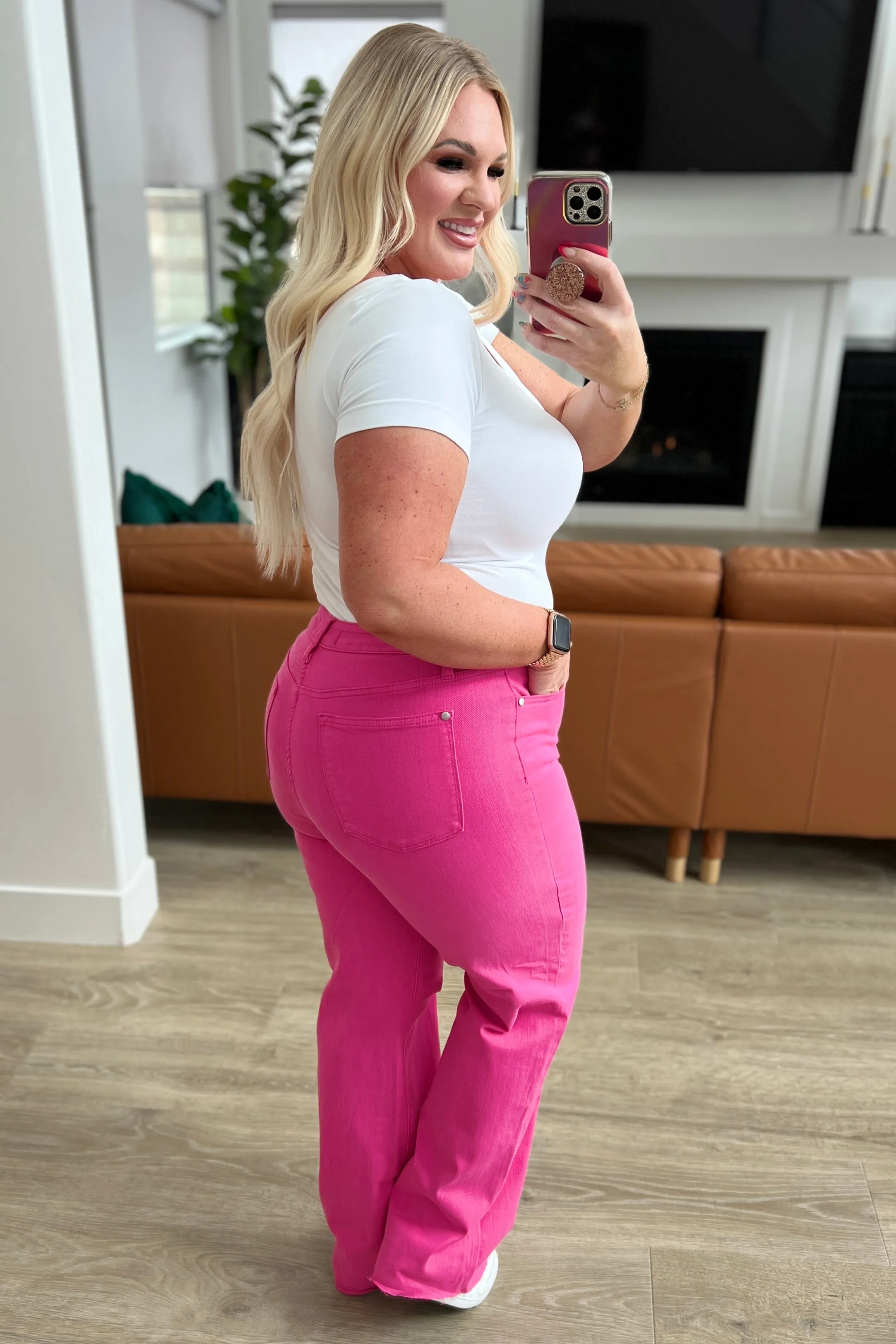 Judy Blue Barbara High Rise 90's Straight Jeans