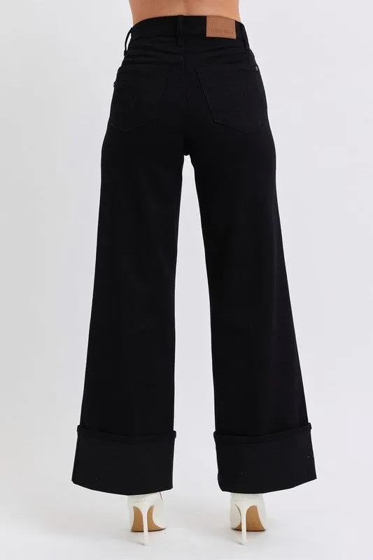 Judy Blue HW Reto Wide Leg w/ Cuff
