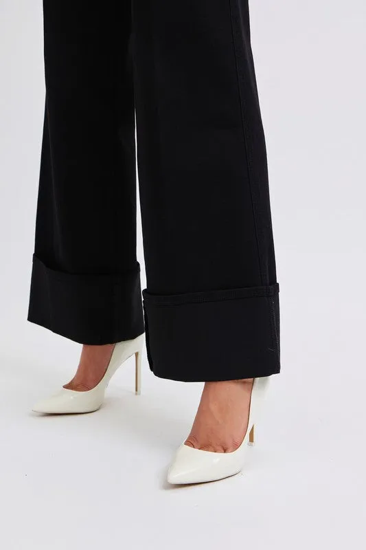 Judy Blue HW Reto Wide Leg w/ Cuff