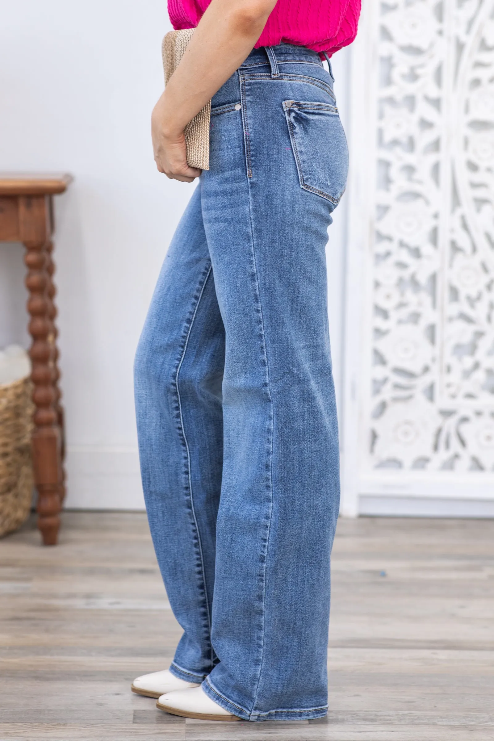 Judy Blue Non-Distressed Straight Leg Jeans