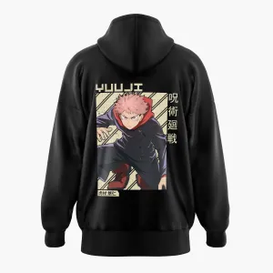 Jujutsu Kaisen Biege Alert Itadori Yuji Oversized Hoodie