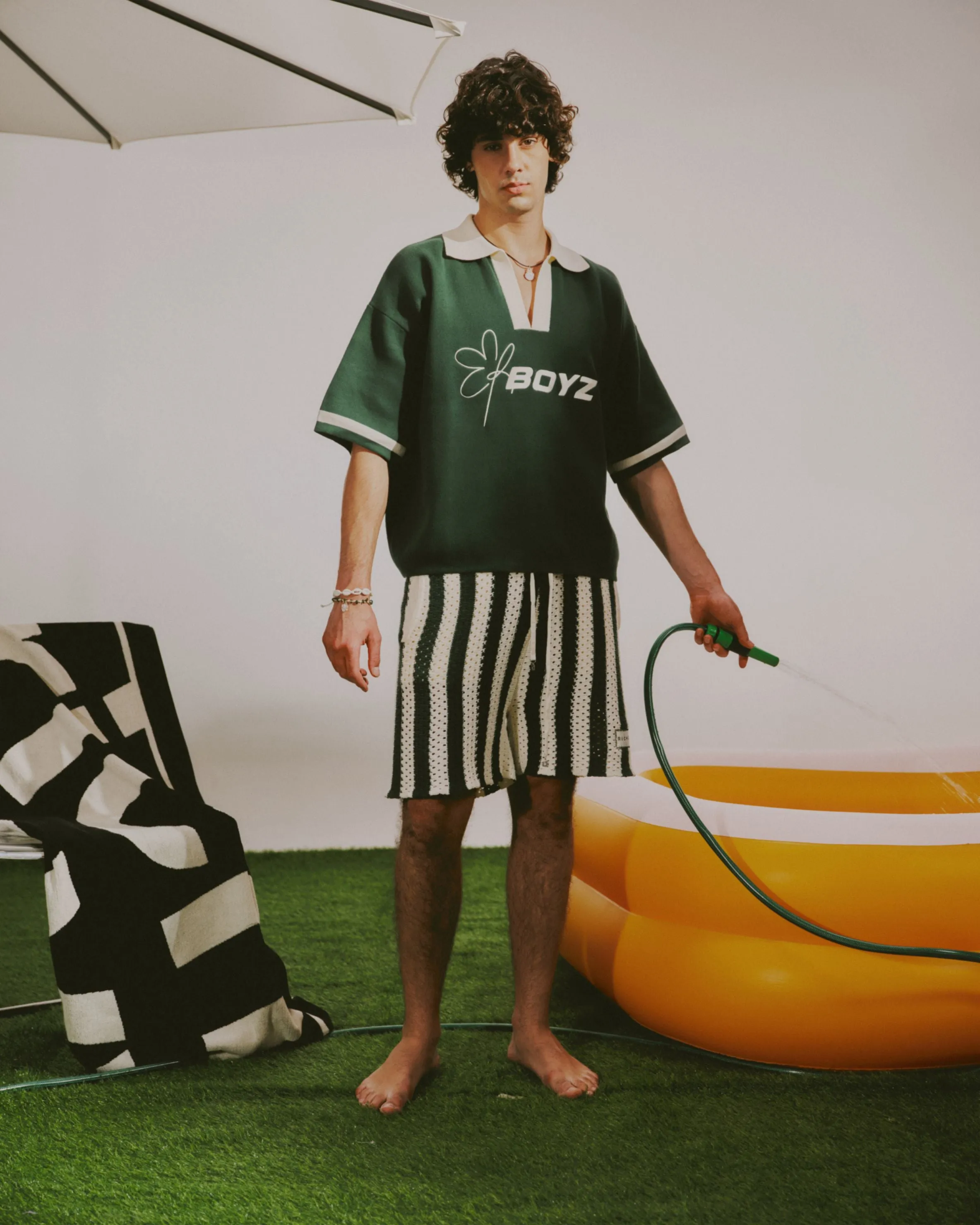 Knitted Polo - Leaf