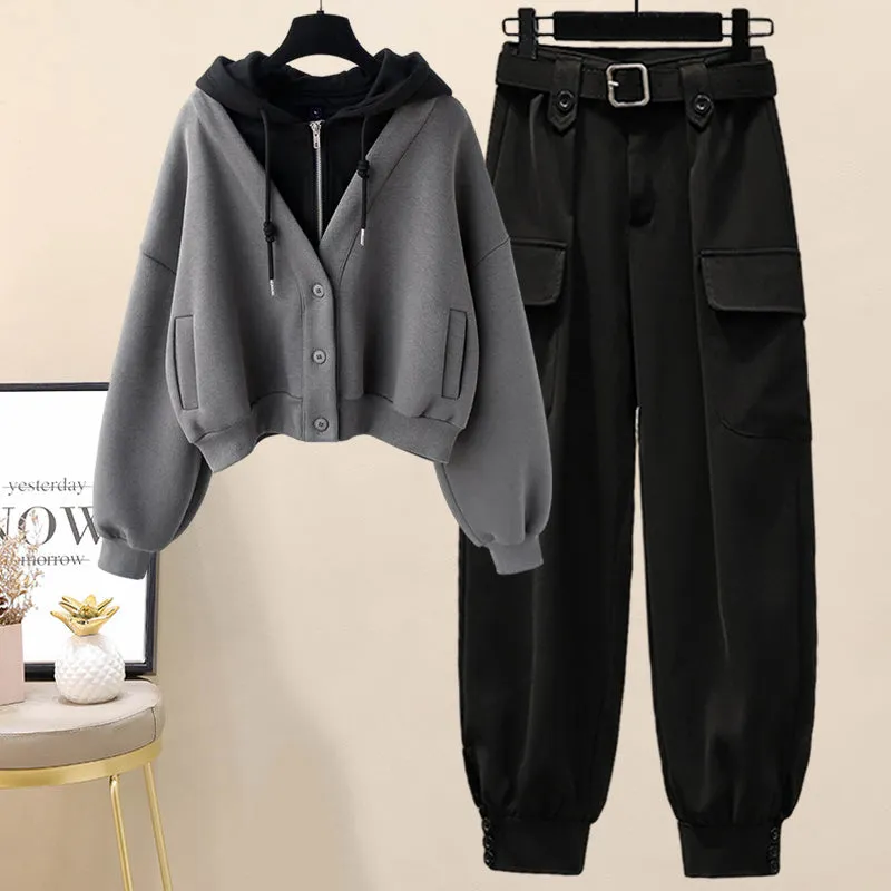Knitted sweater   skirt 2-piece set UB98570