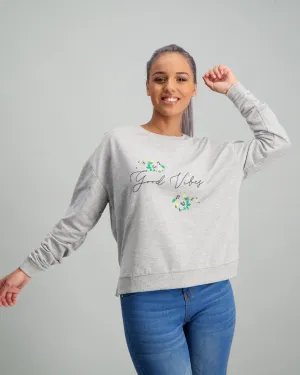 Ladies Fleece Top - Grey