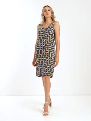 Ladies Shift Dress - Navy