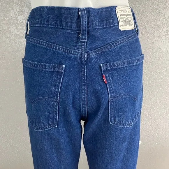 Levi’s Big E “Wellthread” Organic High Straight 79’s Style Denim Jeans