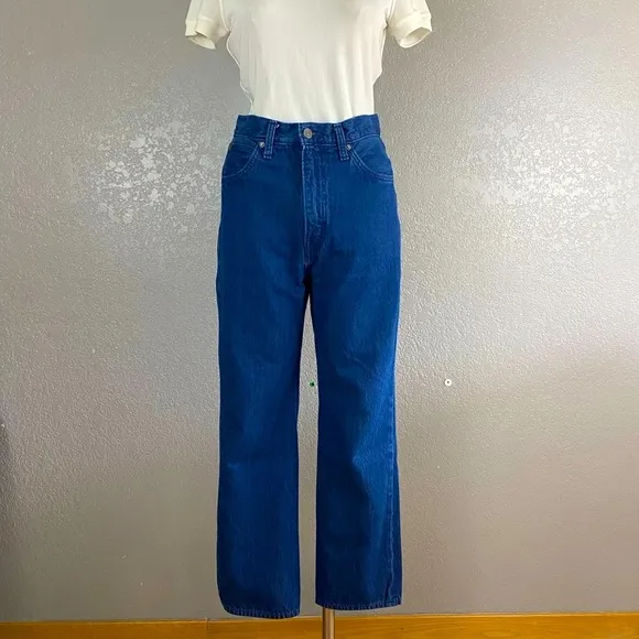 Levi’s Big E “Wellthread” Organic High Straight 79’s Style Denim Jeans