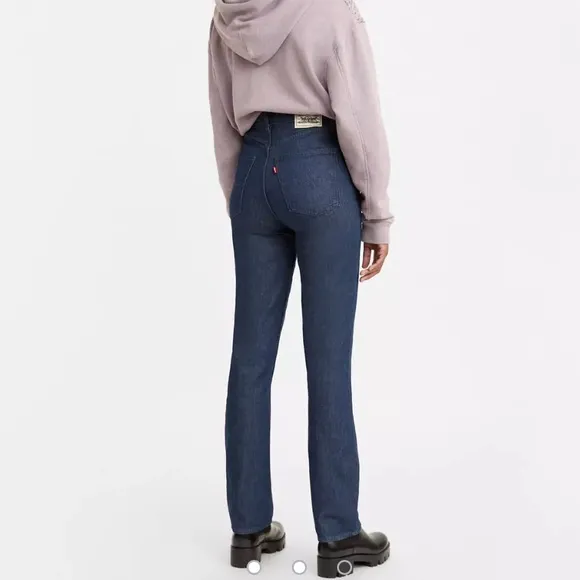 Levi’s Big E “Wellthread” Organic High Straight 79’s Style Denim Jeans
